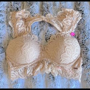 NWT New PINK by Victoria’s Secret Date Push Up Bralette Lace Size S